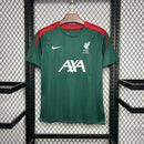 CAMISA DO LIVERPOOL 24/25 VERDE PRE JOGO